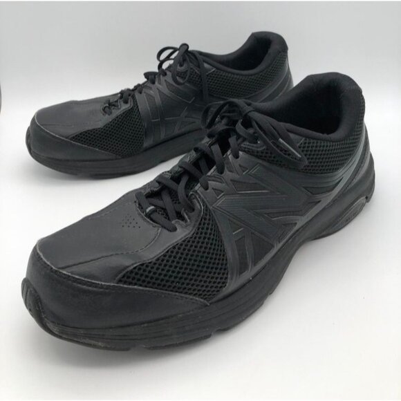 New Balance 847v2 Men's Walking Shoes Black Athletic Lace Up MW847BK2 Mens 14 - Picture 1 of 7